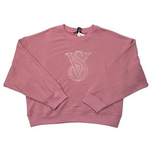 NWT Pink VS Logo Sweatshirt Women’s‎ XL